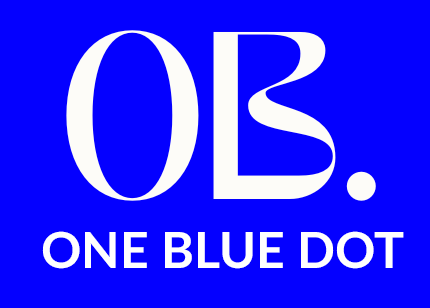 One Blue Dot Logo